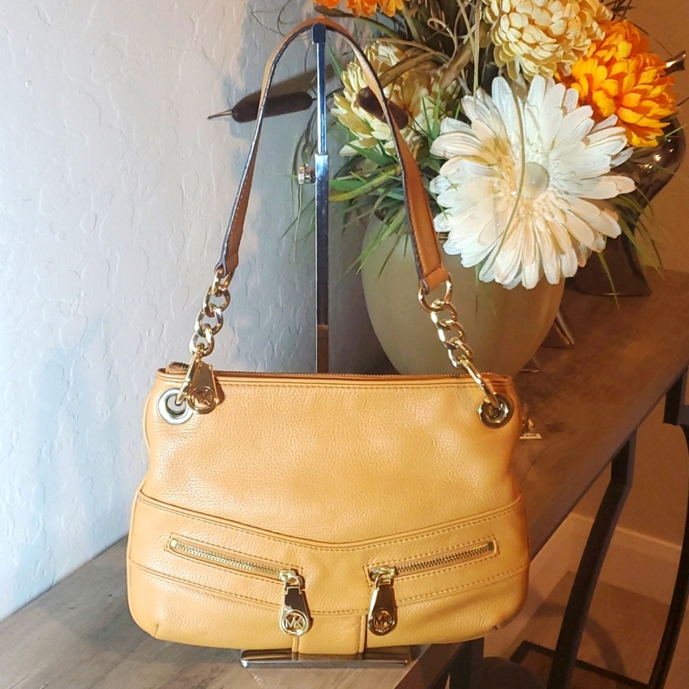 Michael Kors Yellow Shoulder Bag